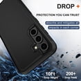 thumbnail image 4 of Funda RubCase para Samsung Galaxy S24 FE con clip para cinturón, color negro, 4 of 7