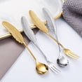 thumbnail image 6 of Happy Date 5 PCs Stainless Steel Mixing Spoon with Rose Gold Finish - Stirrer Spoon with feather-Shaped for Coffee, Ice Tea, Soft Drink, Cocktail, Length 6 Inch, 6 of 11