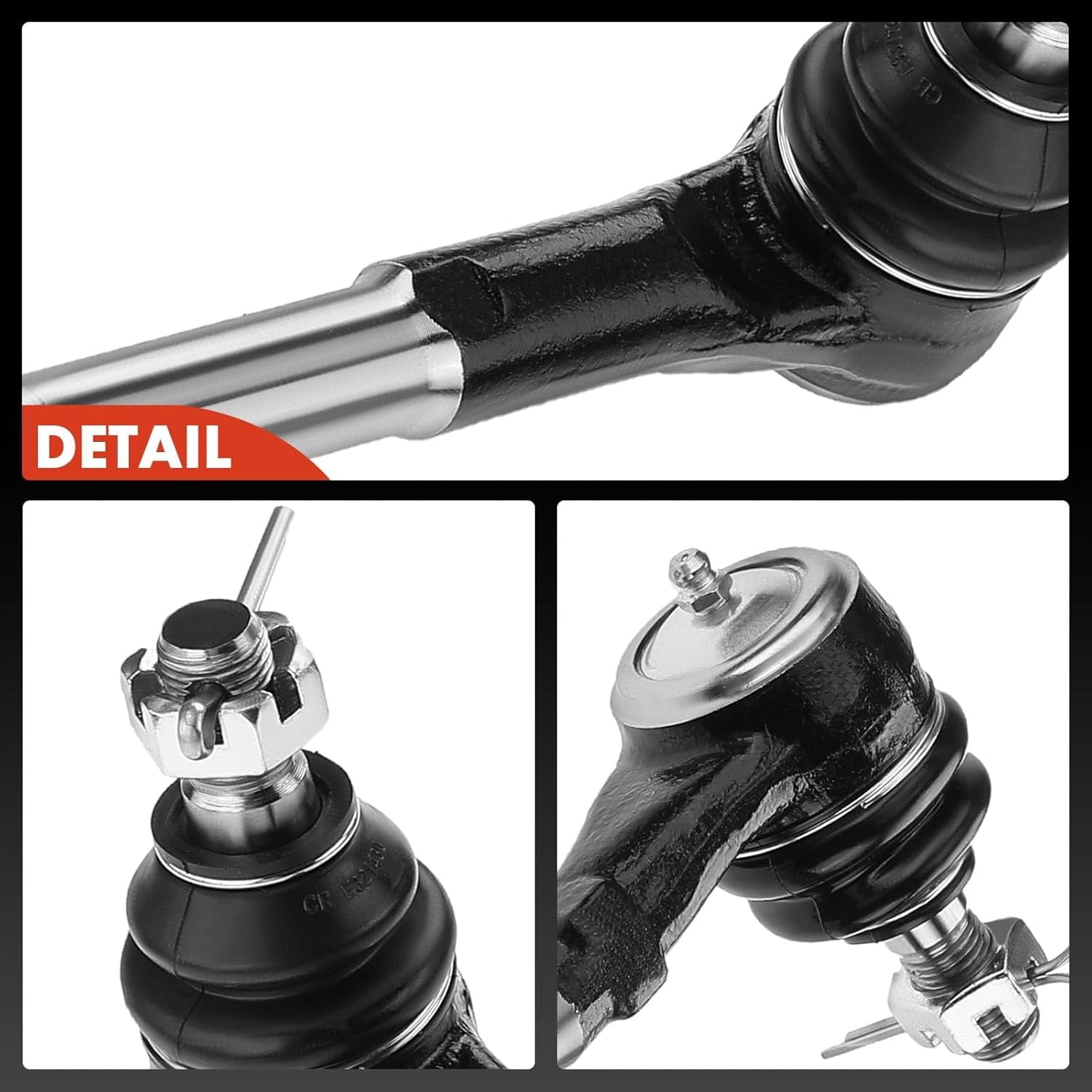 A-Premium 4Pcs Front Inner Outer Tie Rod End Kit Compatible with Ford F-150 F150 1997-2003 F-250 F-150 Heritage Expedition Lincoln Blackwood Navigator