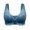 Blue summer#3, variant on qolati Front Closure Bras for Women Seamless No Underwire Push Up Everyday Bras Wirefree Lace Bralettes Wireless Breathable Sports Bras Beige XXXXXL