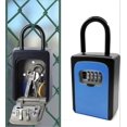 thumbnail image 1 of Caja de seguridad para llaves colgantes con 4 códigos digitales y almacenamiento de llaves de combinación de repuesto, 1 of 5