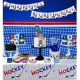 thumbnail image 5 of Hockey Party Supplies - Ice Hockey Themed Party Pack for Kids Hockey Fans Birthday Gameday Decor - Including Plates, Cups, Napkins, Tableware, Tablecloth, Banners, Serves 20, 5 of 6