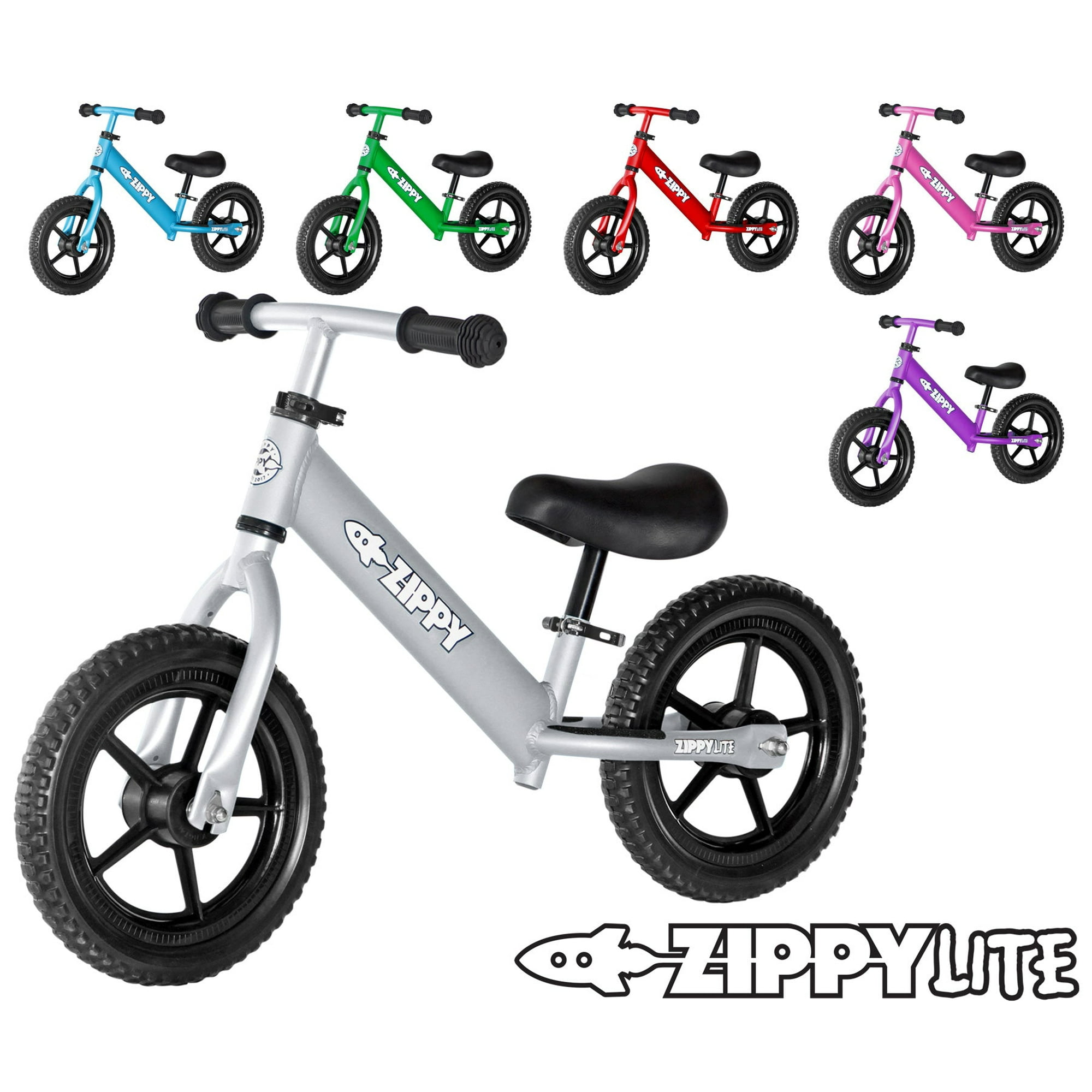 ZIPPY LITE Training Beginners Running Balance Bike - Lightweight, 11”  wheels, No Pedals - Aluminum Bicycle For Toddlers u0026 Kids Ages 1.5 to 5  Years - Silver | Walmart Canada