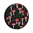 thumbnail image 2 of Balery Red Mushrooms Tire Covers - Tough Tire Wheel Protector for Truck, SUV, Trailer, Camper, RV -14 inch, 2 of 8
