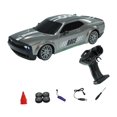 thumbnail image 3 of Coches RC de juguete para niños, regalos, derrapes de alta velocidad, coche RC con luces, juguete para niños de 3 años en adelante, recuerdo de fiesta gris, 3 of 9
