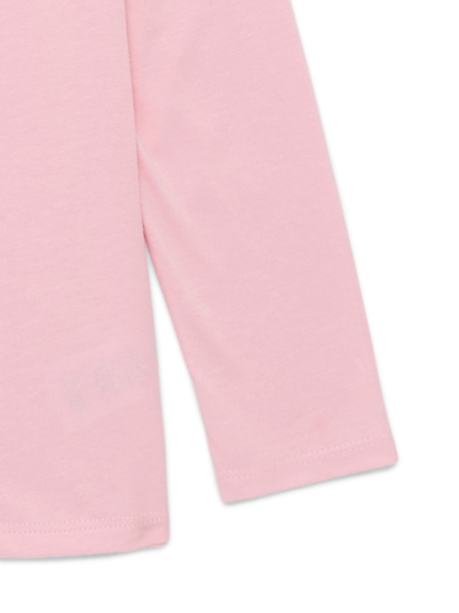 Garanimals Toddler Girl Long Puff Sleeve Solid T-Shirt, Sizes 18M-5T
