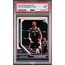 Victor Wembanyama 2023-24 Panini #19 NBA Rookie Card Spurs 1 of 18095 PSA 9 Mint