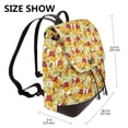 thumbnail image 2 of Balery Bees Honeycomb Jars Of Honey Flowers Mochila de Cuero para Mujeres, Gran Capacidad, Bolsa de Viaje Multifuncional, Mochila de Cuero y Bolsa de Hombro para Mujeres, 2 of 4