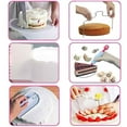 thumbnail image 4 of Kit multifunción para decoración de tartas, 106 piezas, plato giratorio para tartas, tubo para repostería, herramienta para fondant, suministros para repostería de cocina, color verde claro, 4 of 5