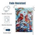 thumbnail image 4 of Banner DZGlobal Bandera de invierno con forma de cardenales, 71 x 102 cm, doble cara, 4 of 7