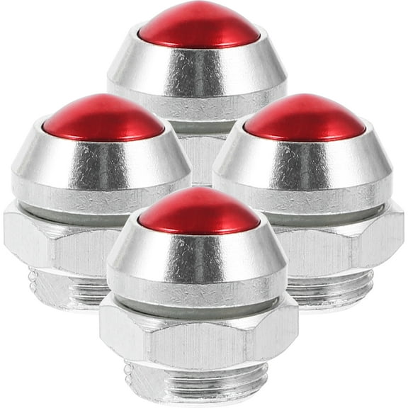 ADDHAT 4Pcs Universal Electric Pressure Cooker Float Valve Silver Steel Safety Valve