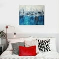thumbnail image 4 of ARISTURING  Abstract Wall Art Canvas Prints - Grey Blue Teal Canvas Wall Decor Modern Artwork Art Prints Pictures Large Wall Art for Living Room Bedroom Bathroom Home Apartment Office, 4 of 4