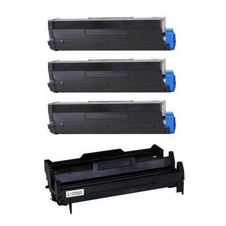 PrinterDash Compatible Replacement for OKI43501901_1PK/43502001_3PKVB - Black price history on PriceWatchPro