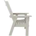 thumbnail image 3 of Palms 5-Piece Modern Adirondack Chairs Square Trestle Table Dining Set, 3 of 9