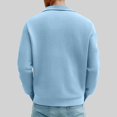 thumbnail image 4 of Yaoyar Mens Solid Color Long Sleeve Lapel Long Sleeved Shirt Breathable Versatile Casual Pullover Top Classic Button Down Golf Shirt Fashion Casual Moisture Wicking Shirts, 4 of 8