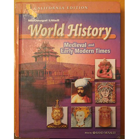 Pre-Owned McDougal Littell World History: Student Edition Grades 7 Medieval and Early Modern Times 2006 (Hardcover) 0618532943 9780618532940