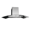 thumbnail image 1 of CAMPANA DE COCINA DE PARED 90CM  MAXIMS HC91182AS CRISTAL CURVO EXTRACTORA Y RECIRCULADORA, 1 of 5