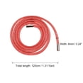 thumbnail image 2 of Uxcell 6mm x 120cm Rhinestone Rope Crystal Rope for DIY Sweatpants Decoration Red Mesh White Diamond, 2 of 5