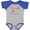 Baseball Heather and Royal, variant on Inktastic I Love My Grandparents Boys or Girls Baby Bodysuit