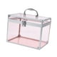 thumbnail image 4 of Estuche de maquillaje acrílico transparente, expositor de cosméticos, caja de corona multifuncional. Rosa claro, 4 of 8