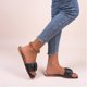 thumbnail image 1 of Sandalias de cuero Mujer Zapatillas con punta abierta Sandalias unidireccionales Wmkox8yii hj789, 1 of 6
