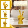 thumbnail image 4 of Flexible Articulated Hand Model for Artists, Yellow Plastic Mannequin Hand with Movable Fingers for Drawing, Sketching, Animation, and Educational Display, 4 of 5