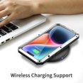 thumbnail image 6 of Phone 14 Pro Max Metal Case, Heavy Duty Shockproof, Rugged with Built-in Screen Protector, Full Body DustProof - Silver, 6 of 14