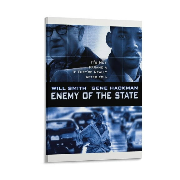 Enemy of The State Movie Poster Gifts Canvas Painting Poster Wall Art Decorative Picture Prints Modern Decor 24x36inch(60x90cm)