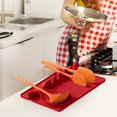 thumbnail image 6 of Shoreew Kitchen Silicone Utensil Rest 6 Slots Large Spoon Rest And Drip Pad for Kitchen Counter Heat Resistant Cookware Holder for Stove Top, 6 of 6