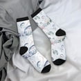 thumbnail image 5 of Fuzoiu Sea Animals Print Athletic Crew Socks for Men & Women,Casual Crew Socks,Above Ankle Crew Socks for Business, Casual, 5 of 6