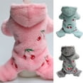 thumbnail image 2 of Wear-Resistant Pet Clothes - Eye-Catching Flannel Winter Pajamas - Rompers - Outdoor Use - Warm and Stylish Pet Outfit, 2 of 8