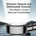 thumbnail image 3 of Hard Water Filter Shower Head with ON/Off Full Shutoff Push Button, 3 of 6