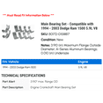thumbnail image 2 of Main Bearing Set - Compatible with 1994 - 2003 Dodge Ram 1500 5.9L V8 - Sealed Power, 2 of 2