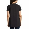 thumbnail image 2 of Ellen Tracy Women's Short Sleeve Shirt Size: S, Color: Black, 2 of 3