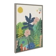 thumbnail image 2 of Kate and Laurel Sylvie Zen Garden 1 Framed Canvas Wall Art by Kelly Knaga 23x33 Gray Happy Floral Art Print for Wall, 2 of 7