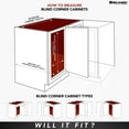 thumbnail image 5 of Rev-A-Shelf 3 Tier Pullout Organizer for Corner Cabinets with Soft-Close, 5 of 12