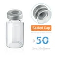 thumbnail image 5 of 10 Pack 10ml Sealed Sample Vials, Transparent Glass Vials with Self Healing Injection Port, 5 of 8