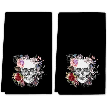 Valentine s Day Love Kitchen Dish Towel Wedding Anniversary Red Heart Absorbent Dish Cloth  Set of 2 Hand Drying Soft Dish Towels for Kitchen Decoration  16 x 24 Inch