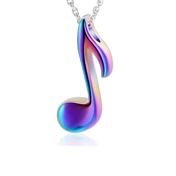 Music Note  Cremation Pendant Small Urns For Ashes Keepsake Urn Necklace Cremation Jewellery Urns  for Musicians