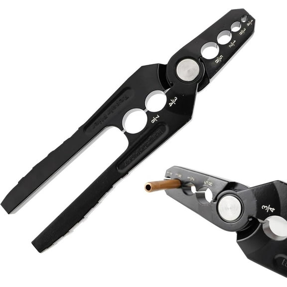 Copper Pipes Bend Repair Pliers, Bend Rounder Tool, Copper Tube Repair Pliers, Flaring Tool, for Cooper Tube 1/4" 3/8" 1/2" 5/8" and 3/4" Pipe Making Repair