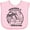 AD-Pink, variant on Inktastic Summer Vacation Mode Cocoa Beach Florida Boys or Girls Baby Bib