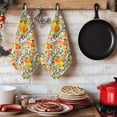 thumbnail image 6 of Orange Lemons Kitchen Towels Set of 3, Summer Botanical Pastoral Elegant Absorbent Dish Towels for Kitchen, Microfiber Hand Towel, Quick Drying Tea Towel for Cleaning Decorative Dishcloths, 6 of 7