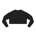thumbnail image 3 of Women's "Sweet Freedom" Black Cropped Sweatshirt (Cupcake), 3 of 4