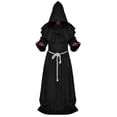 thumbnail image 1 of Capa de monje para adulto, disfraz de monje para cosplay-Negro-S Sincero Electrónica, 1 of 2