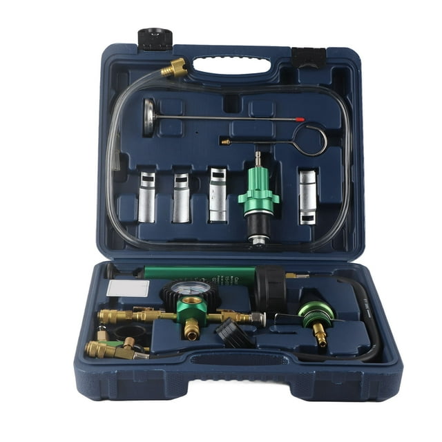 Kit de recarga de vacío del sistema de refrigerante, comprobador de fugas de presión del radiador, llenado de anticongelante para la mayoría de los vehículos