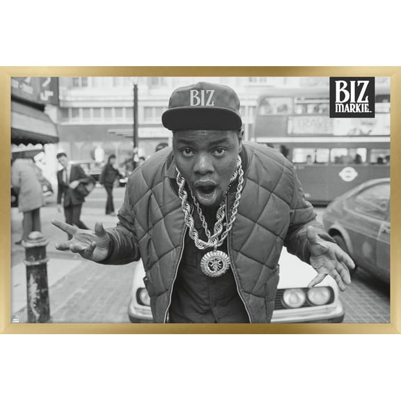 Biz Markie - London Street Wall Poster, 22.375" x 34" Framed