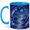 Blue, variant on Crystal Cave Ocean 11oz Ceramic Mug, Moonlit Fantasy Seascape