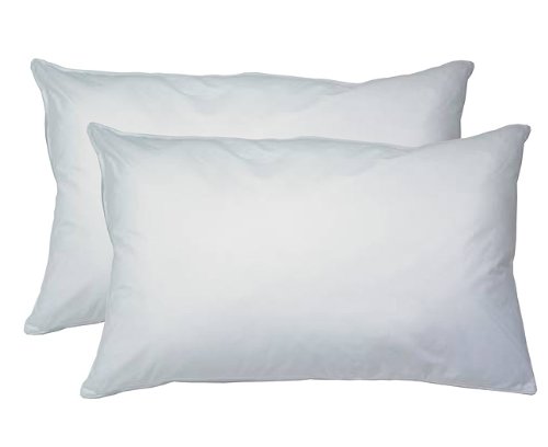 20 x 30 FLXXIE 2 Pack Queen Cotton Down Alternative Bed Pillows Hypoallergenic and Breathable Sleeping Pillows