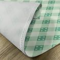 thumbnail image 5 of Ambesonne Mint Place Mats Set of 4, Striped Geometrical Tile, Standard Size, Mint Green Pale Green, 5 of 6