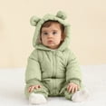 thumbnail image 2 of Dealovy Baby Boys Girls Clothes Newborn Winter Snowsuit Infant Jumpsuit Unisex Romper Outwear Onesie Hoodies Coat, 2 of 6